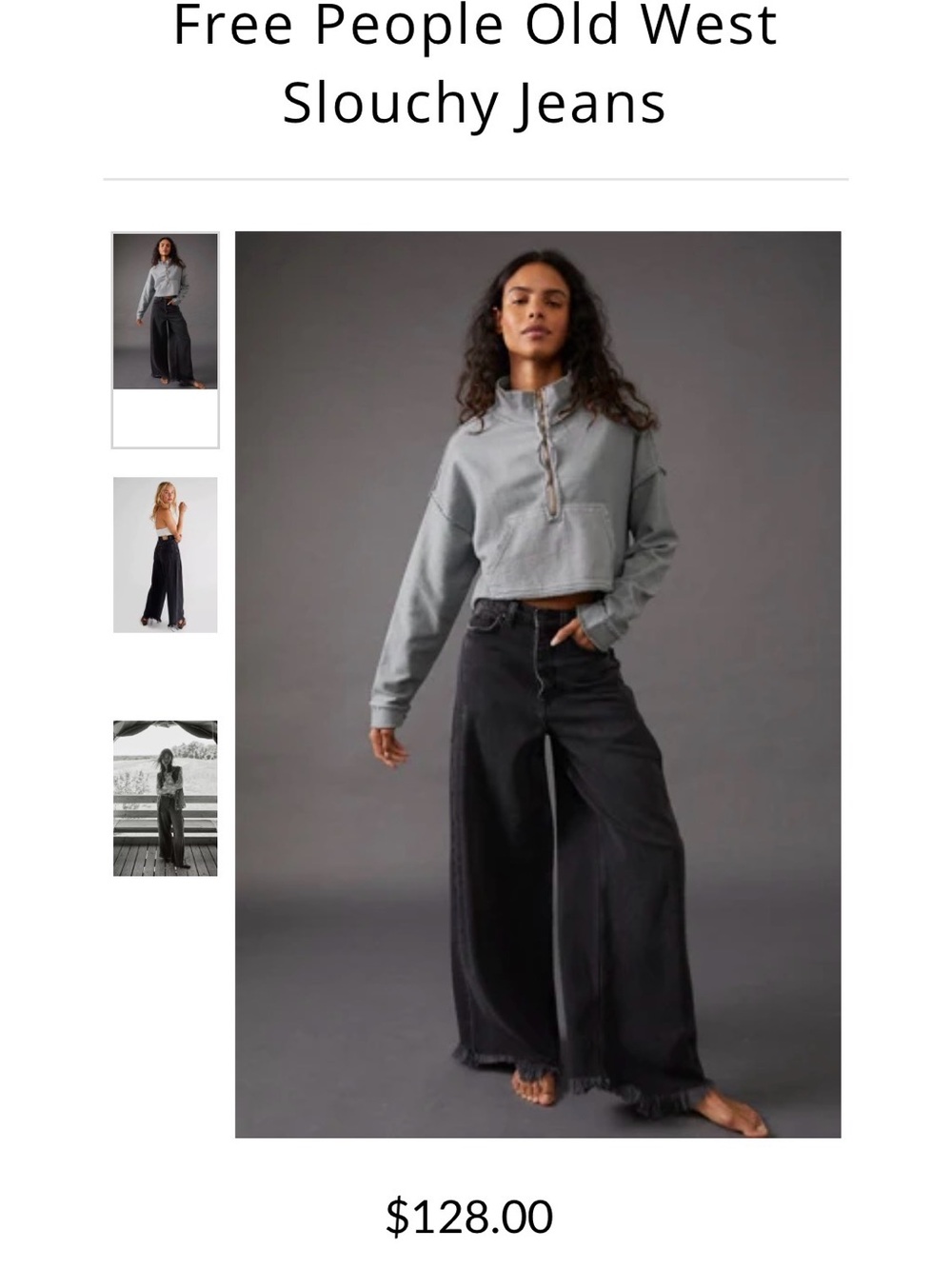 We The Free Old West Wide Leg Jean